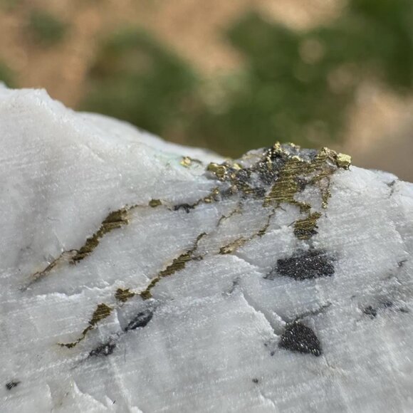 Gold in Quartz - 16 to 1 Mine - Alleghany, California Specimen - 23 grams - Picture 1 of 7